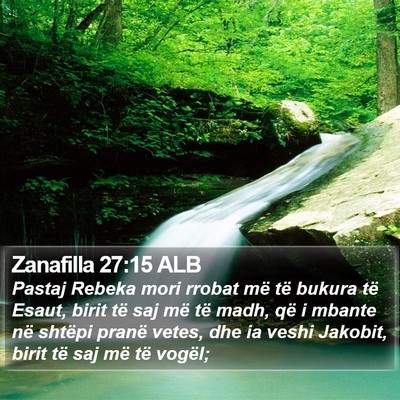 Zanafilla 27:15 ALB Bible Verse Image