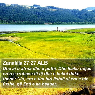 Zanafilla 27:27 ALB Bible Verse Image