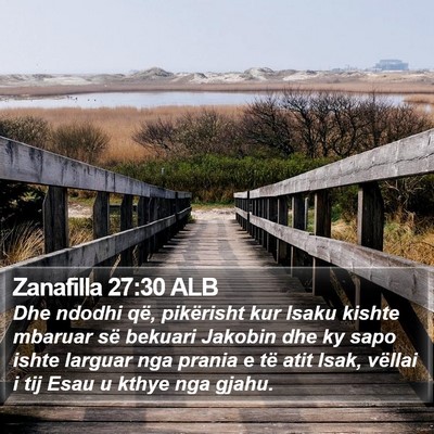 Zanafilla 27:30 ALB Bible Verse Image