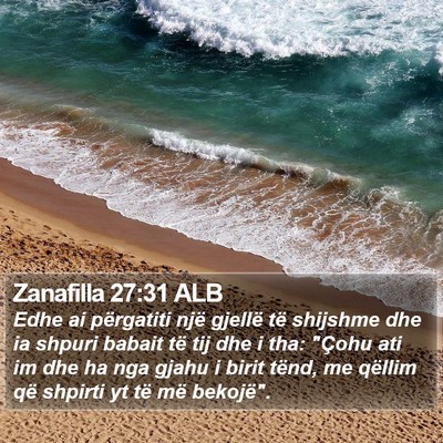 Zanafilla 27:31 ALB Bible Verse Image