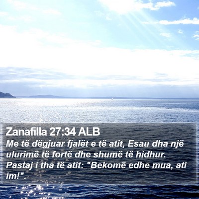 Zanafilla 27:34 ALB Bible Verse Image