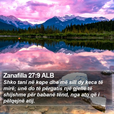 Zanafilla 27:9 ALB Bible Verse Image
