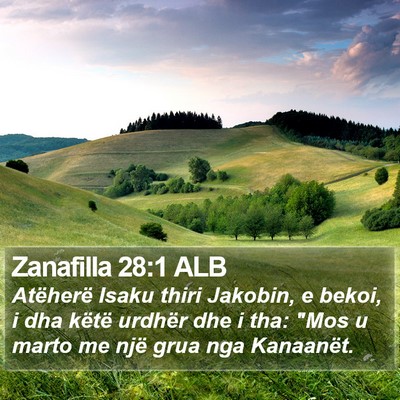 Zanafilla 28:1 ALB Bible Verse Image