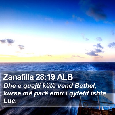 Zanafilla 28:19 ALB Bible Verse Image