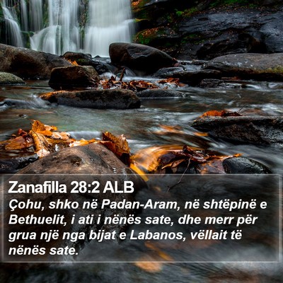 Zanafilla 28:2 ALB Bible Verse Image