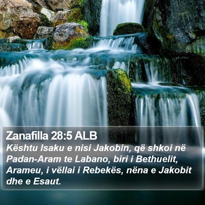 Zanafilla 28:5 ALB Bible Verse Image