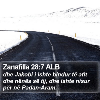 Zanafilla 28:7 ALB Bible Verse Image