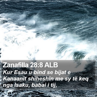 Zanafilla 28:8 ALB Bible Verse Image