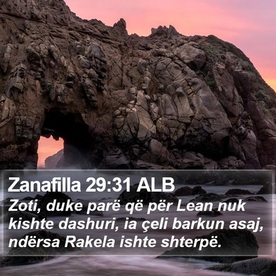 Zanafilla 29:31 ALB Bible Verse Image
