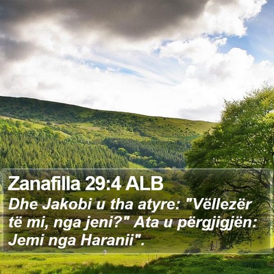 Zanafilla 29:4 ALB Bible Verse Image