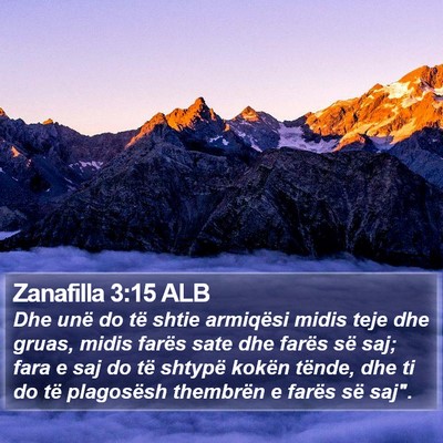 Zanafilla 3:15 ALB Bible Verse Image