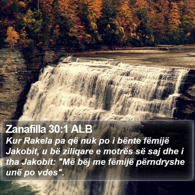 Zanafilla 30:1 ALB Bible Verse Image