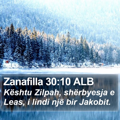 Zanafilla 30:10 ALB Bible Verse Image
