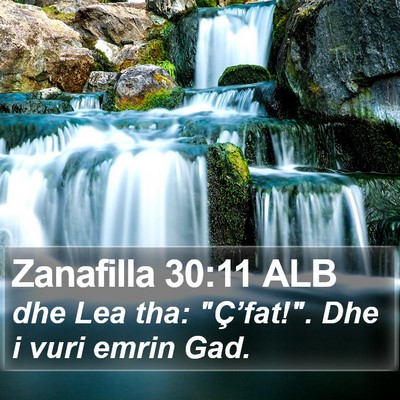 Zanafilla 30:11 ALB Bible Verse Image
