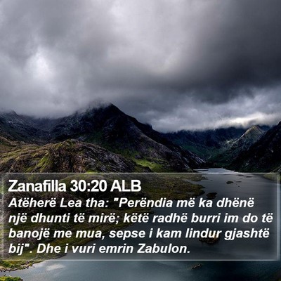 Zanafilla 30:20 ALB Bible Verse Image