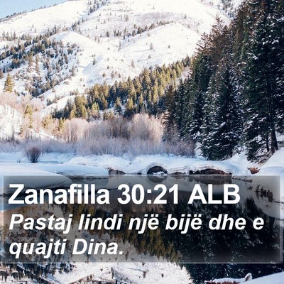 Zanafilla 30:21 ALB Bible Verse Image