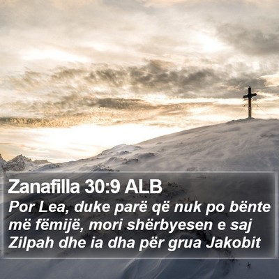 Zanafilla 30:9 ALB Bible Verse Image
