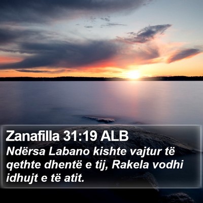Zanafilla 31:19 ALB Bible Verse Image
