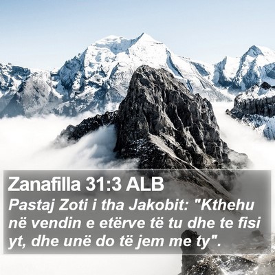 Zanafilla 31:3 ALB Bible Verse Image