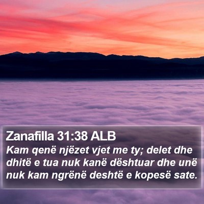 Zanafilla 31:38 ALB Bible Verse Image