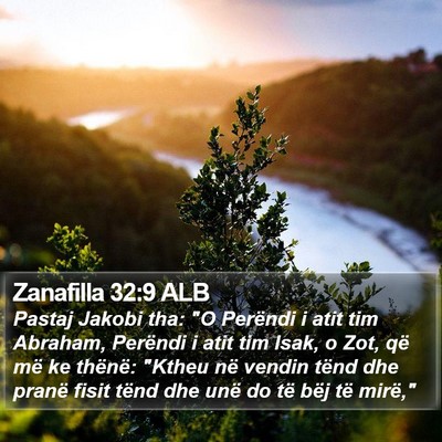 Zanafilla 32:9 ALB Bible Verse Image