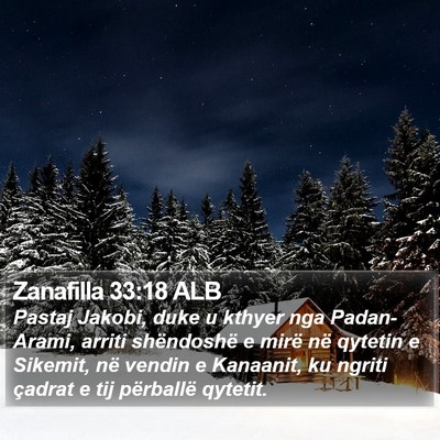 Zanafilla 33:18 ALB Bible Verse Image