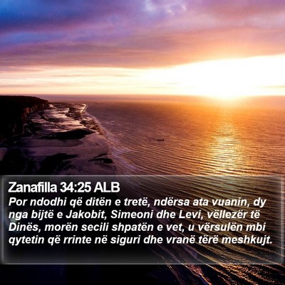 Zanafilla 34:25 ALB Bible Verse Image