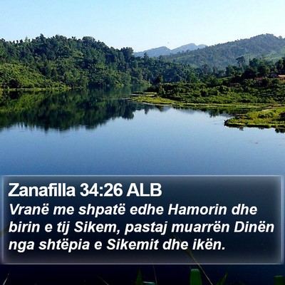 Zanafilla 34:26 ALB Bible Verse Image