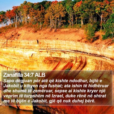 Zanafilla 34:7 ALB Bible Verse Image