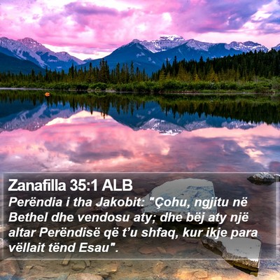 Zanafilla 35:1 ALB Bible Verse Image