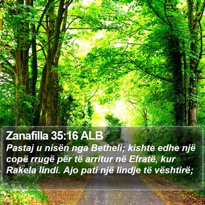 Zanafilla 35:16 ALB Bible Verse Image