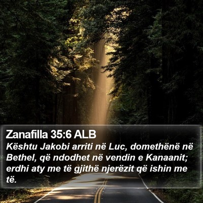 Zanafilla 35:6 ALB Bible Verse Image