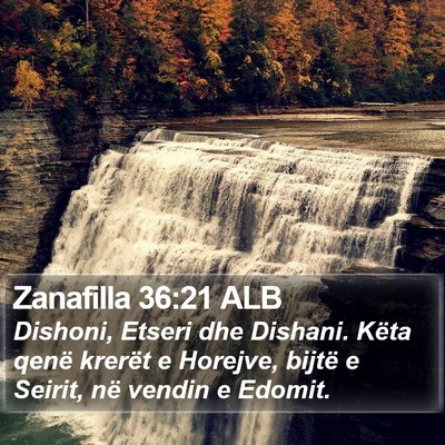 Zanafilla 36:21 ALB Bible Verse Image