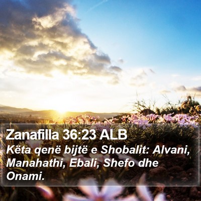 Zanafilla 36:23 ALB Bible Verse Image