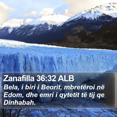 Zanafilla 36:32 ALB Bible Verse Image