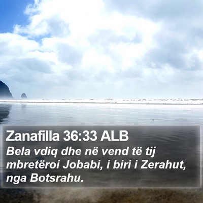 Zanafilla 36:33 ALB Bible Verse Image