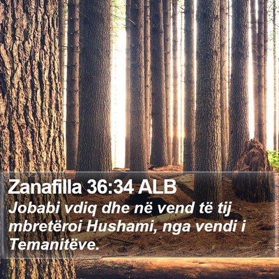 Zanafilla 36:34 ALB Bible Verse Image