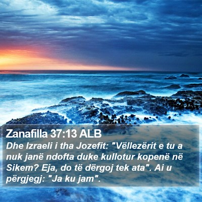 Zanafilla 37:13 ALB Bible Verse Image