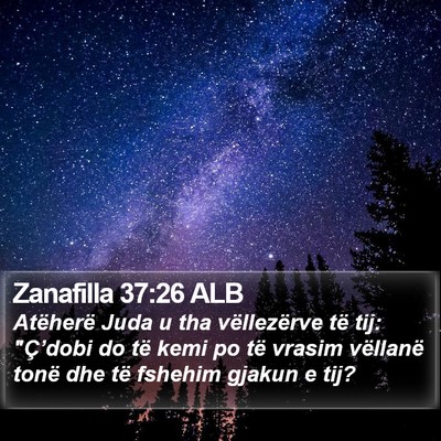 Zanafilla 37:26 ALB Bible Verse Image