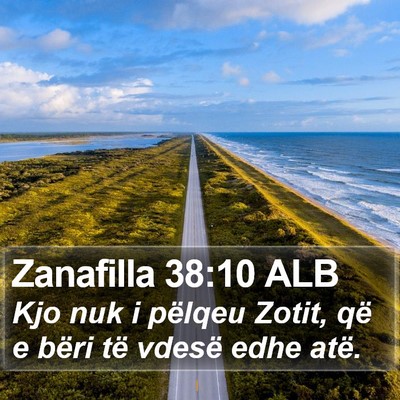 Zanafilla 38:10 ALB Bible Verse Image