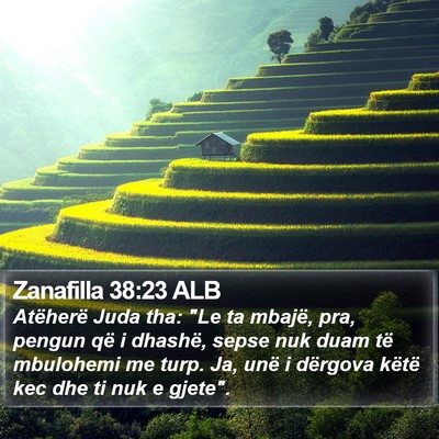 Zanafilla 38:23 ALB Bible Verse Image
