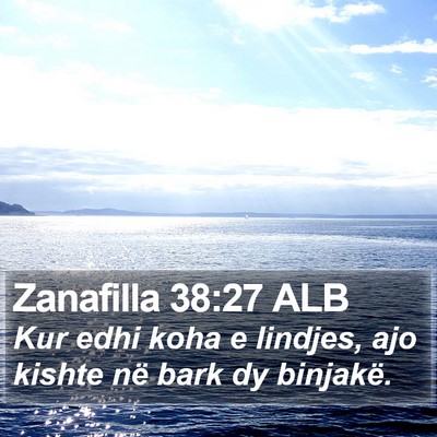 Zanafilla 38:27 ALB Bible Verse Image