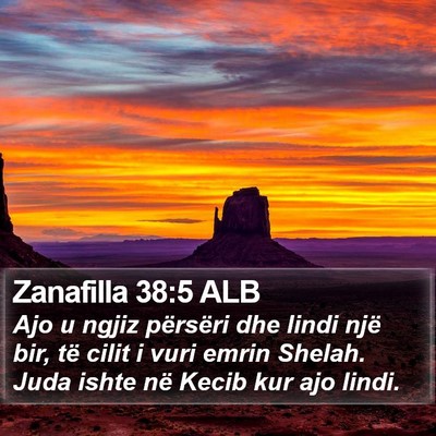 Zanafilla 38:5 ALB Bible Verse Image