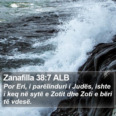 Zanafilla 38:7 ALB Bible Verse Image