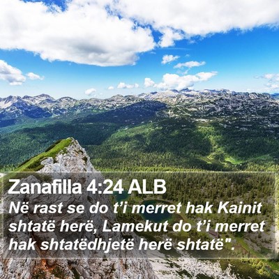 Zanafilla 4:24 ALB Bible Verse Image
