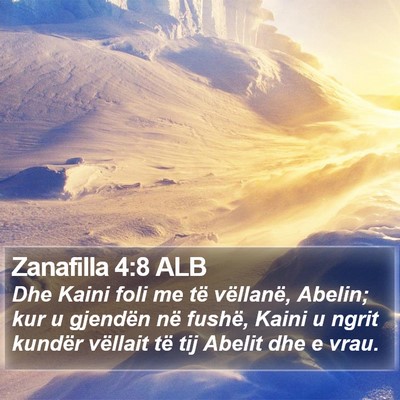Zanafilla 4:8 ALB Bible Verse Image
