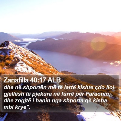Zanafilla 40:17 ALB Bible Verse Image