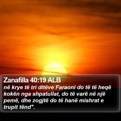 Zanafilla 40:19 ALB Bible Verse Image