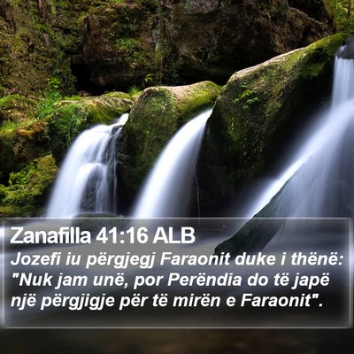 Zanafilla 41:16 ALB Bible Verse Image