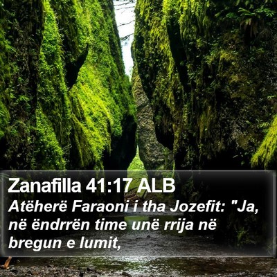 Zanafilla 41:17 ALB Bible Verse Image